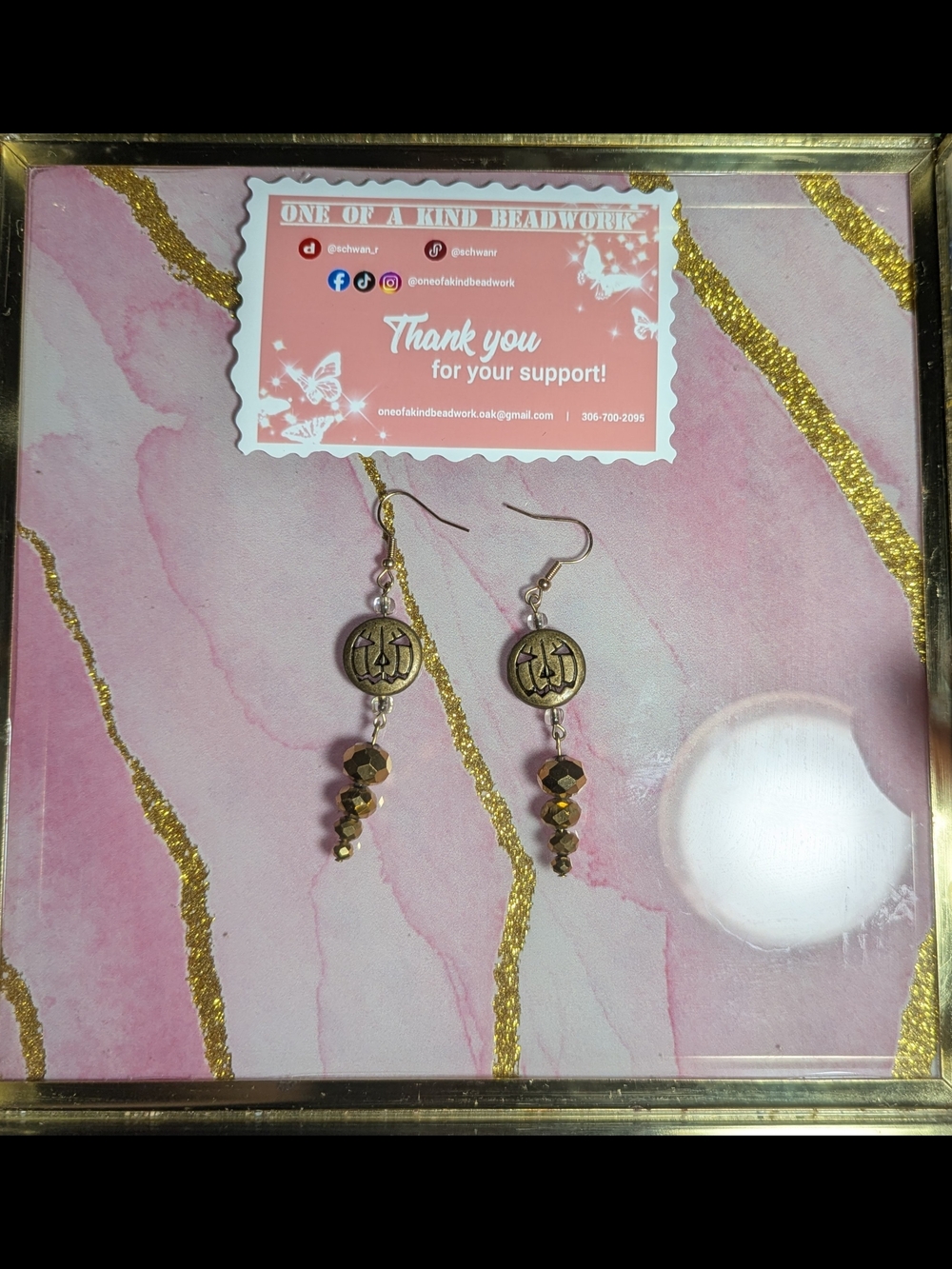 Gold Dangle Earrings